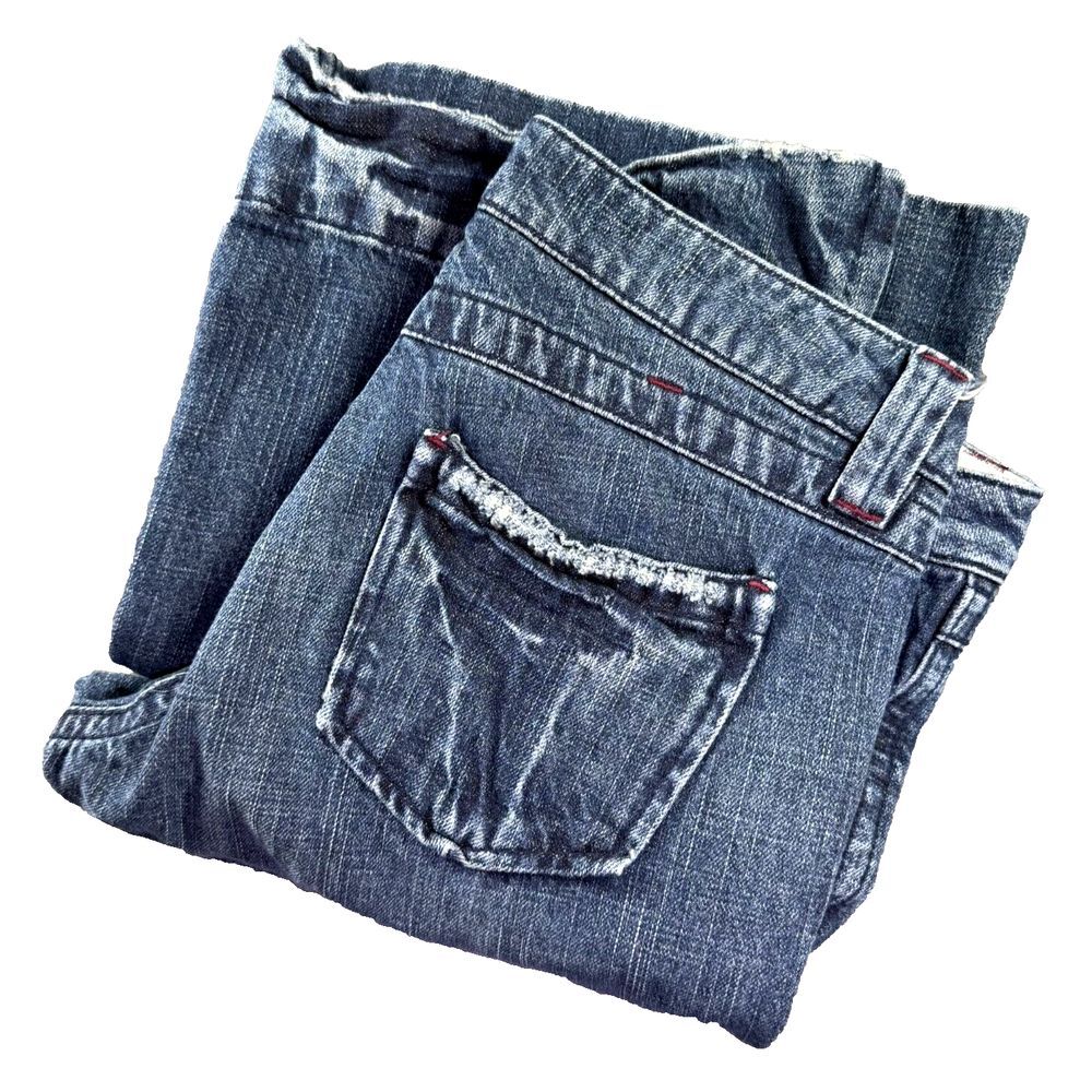 Louie Jeans Women 30 Wide Flare Cottagecore Gardening Pants Double Hem Skate Y2K